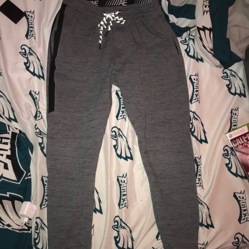Gray American Eagle joggers